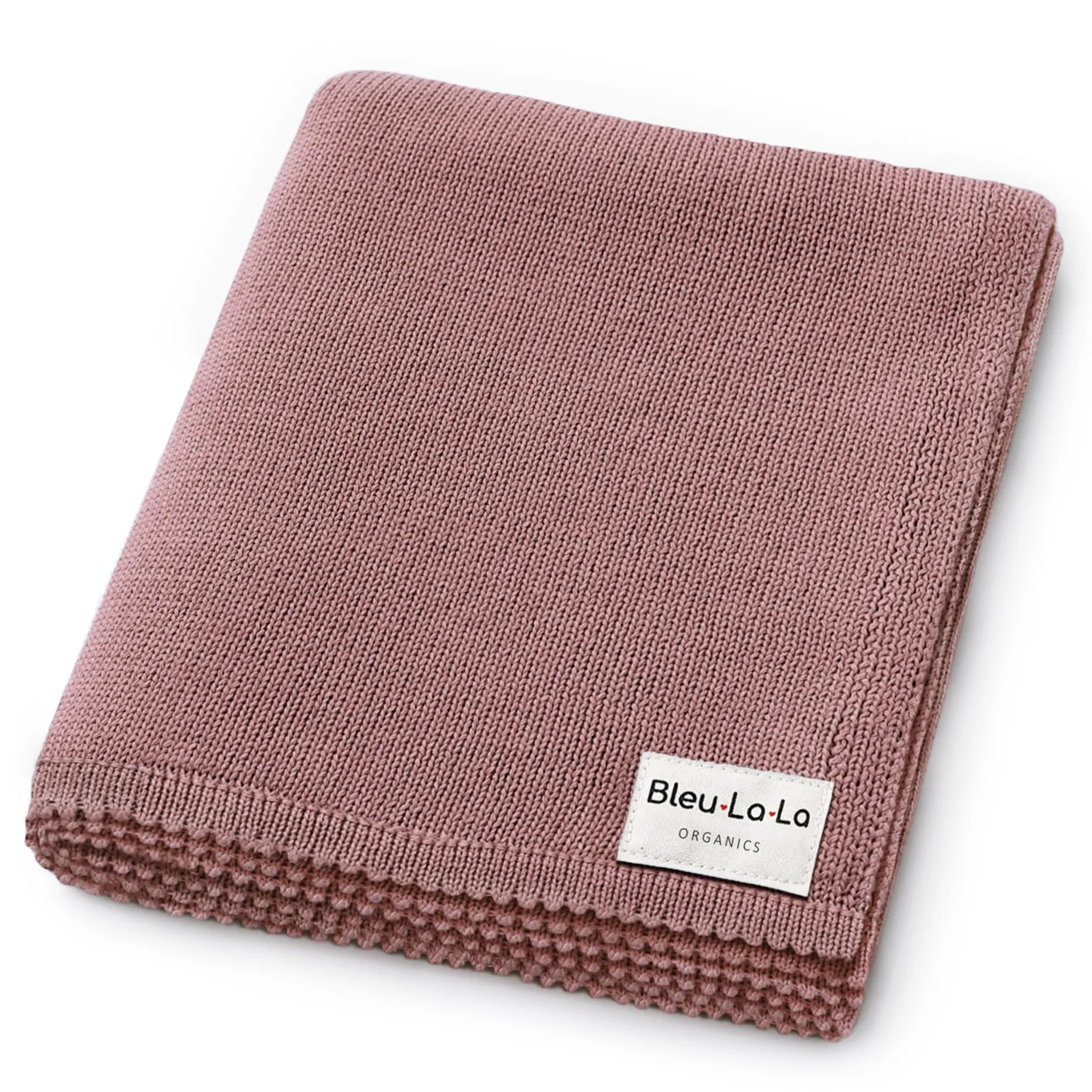 100% Organic Luxe Baby Blanket  : Milk Chocolate