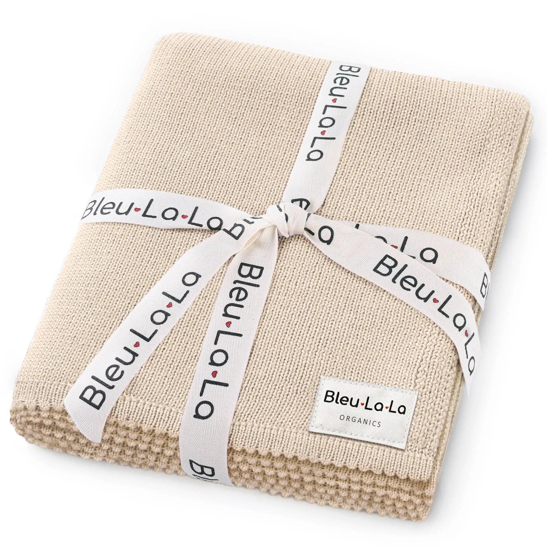 100% Organic Luxe Baby Blanket  : Milk Chocolate