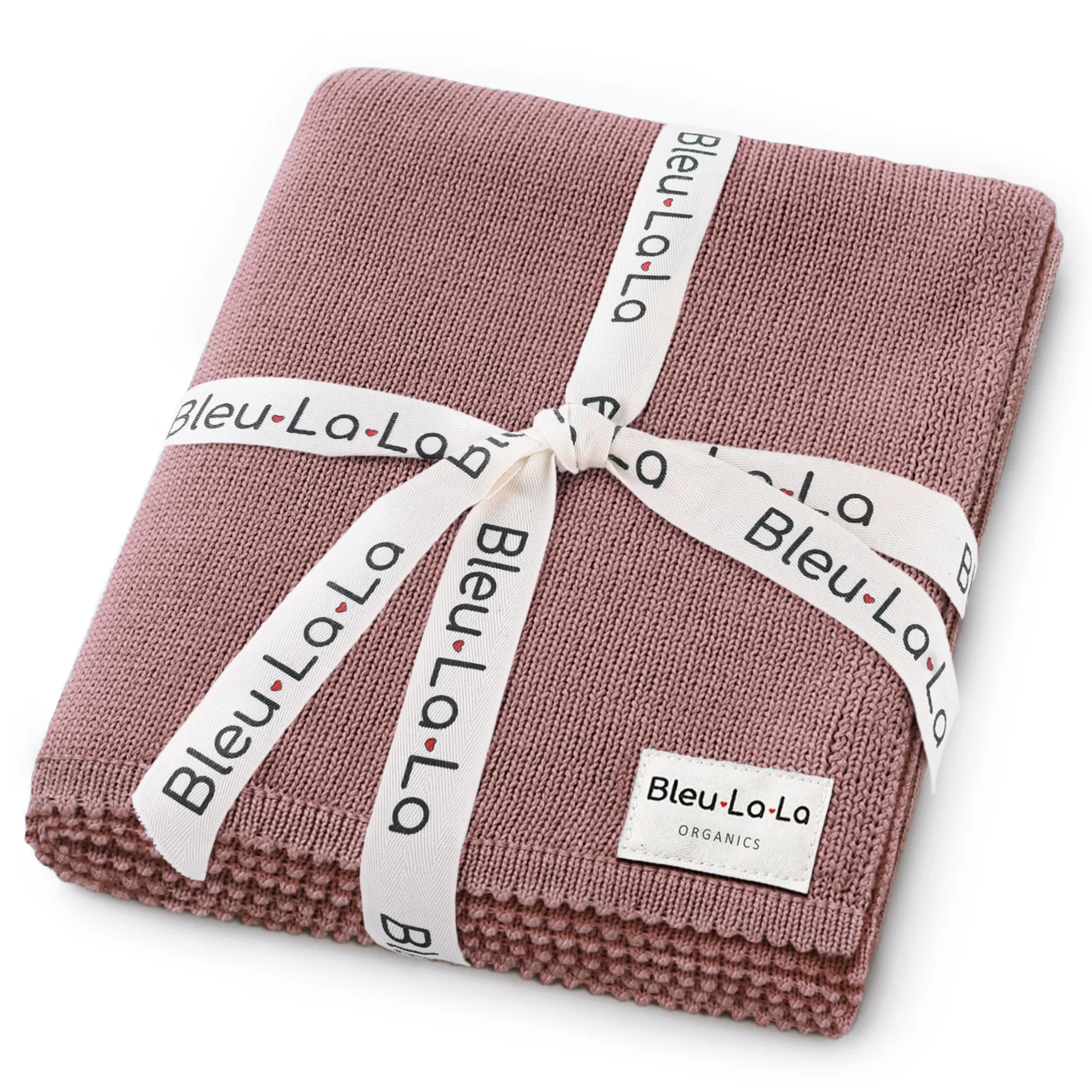100% Organic Luxe Baby Blanket  : Milk Chocolate