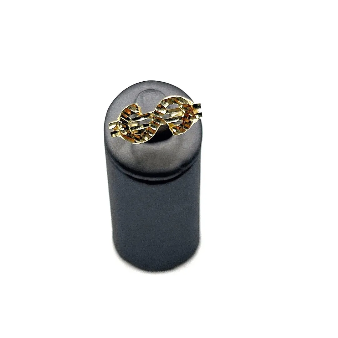 10KT DOLLAR SIGN RING