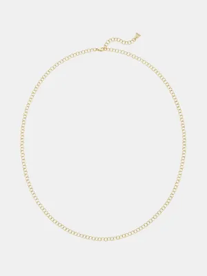18k Fine Round Chain 24"