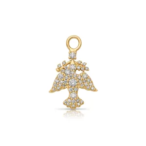 18KY Peace Charm