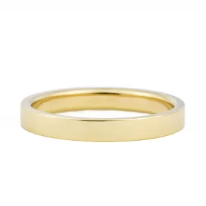 3mm Flat Wedding Band