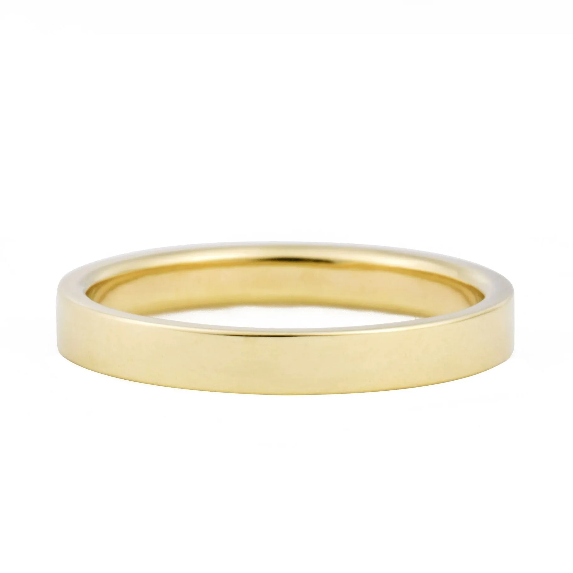 3mm Flat Wedding Band