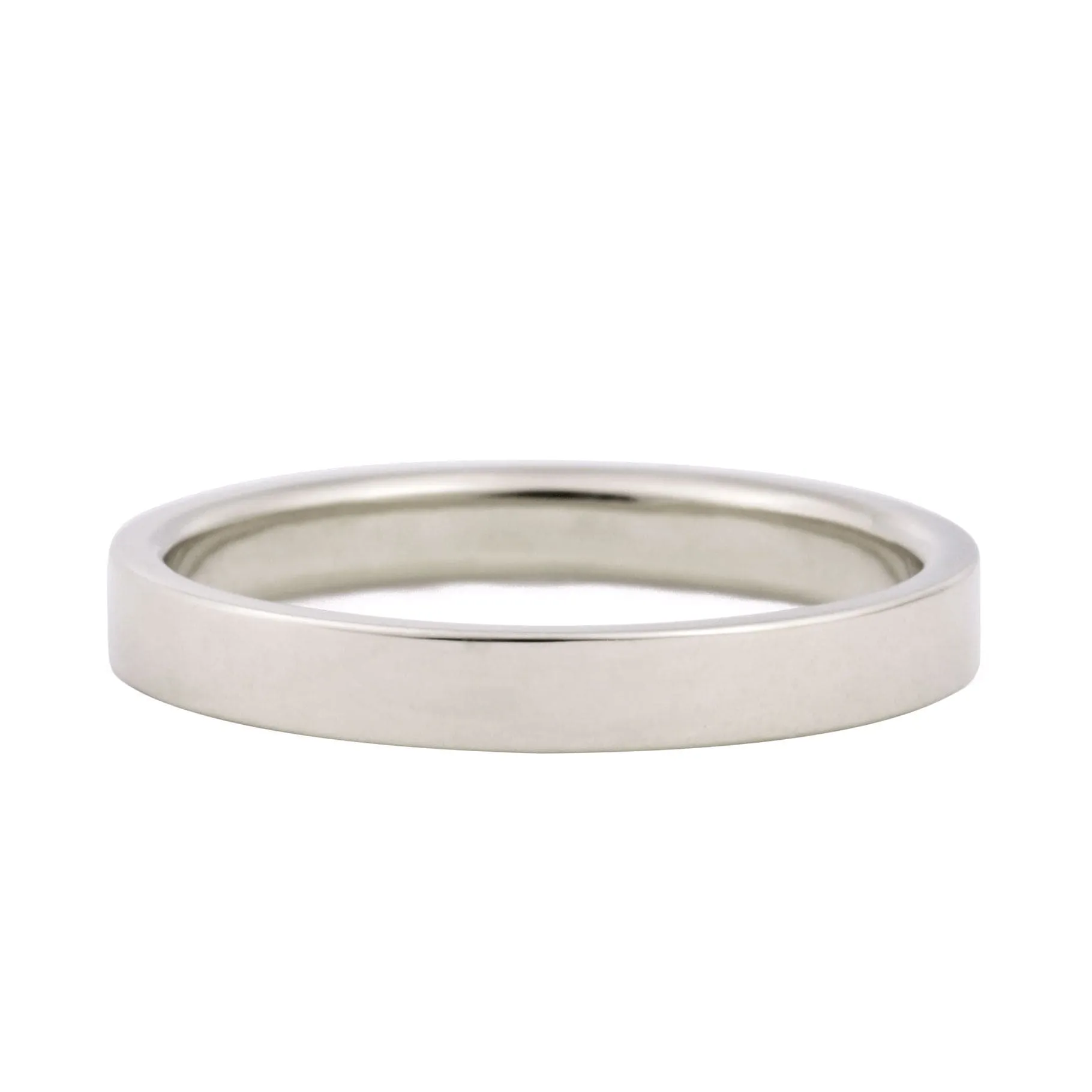 3mm Flat Wedding Band