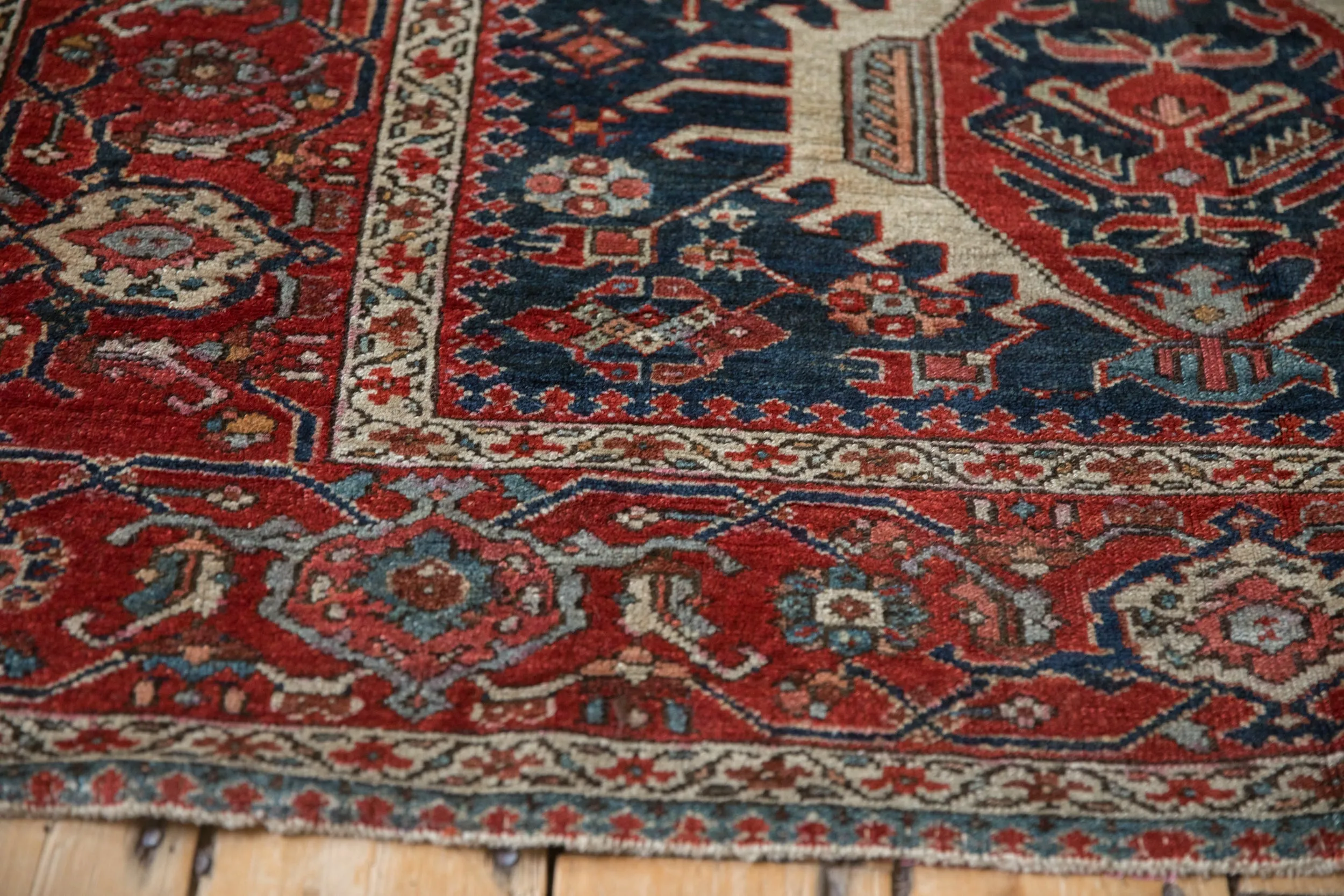 4.5x5.5 Antique Fine Karaja Square Rug