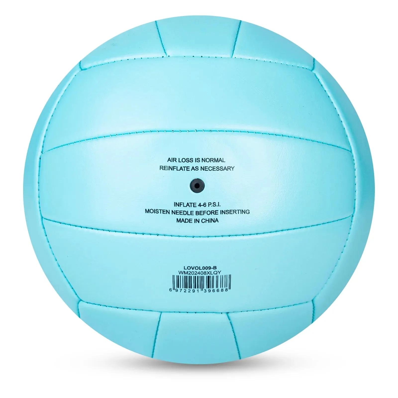 (6 Pack)  Size 5 Premium Soft Volleyball, Blue