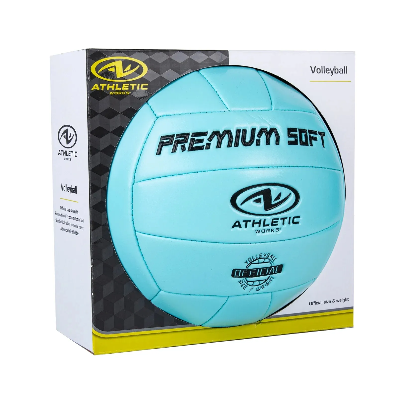 (6 Pack)  Size 5 Premium Soft Volleyball, Blue