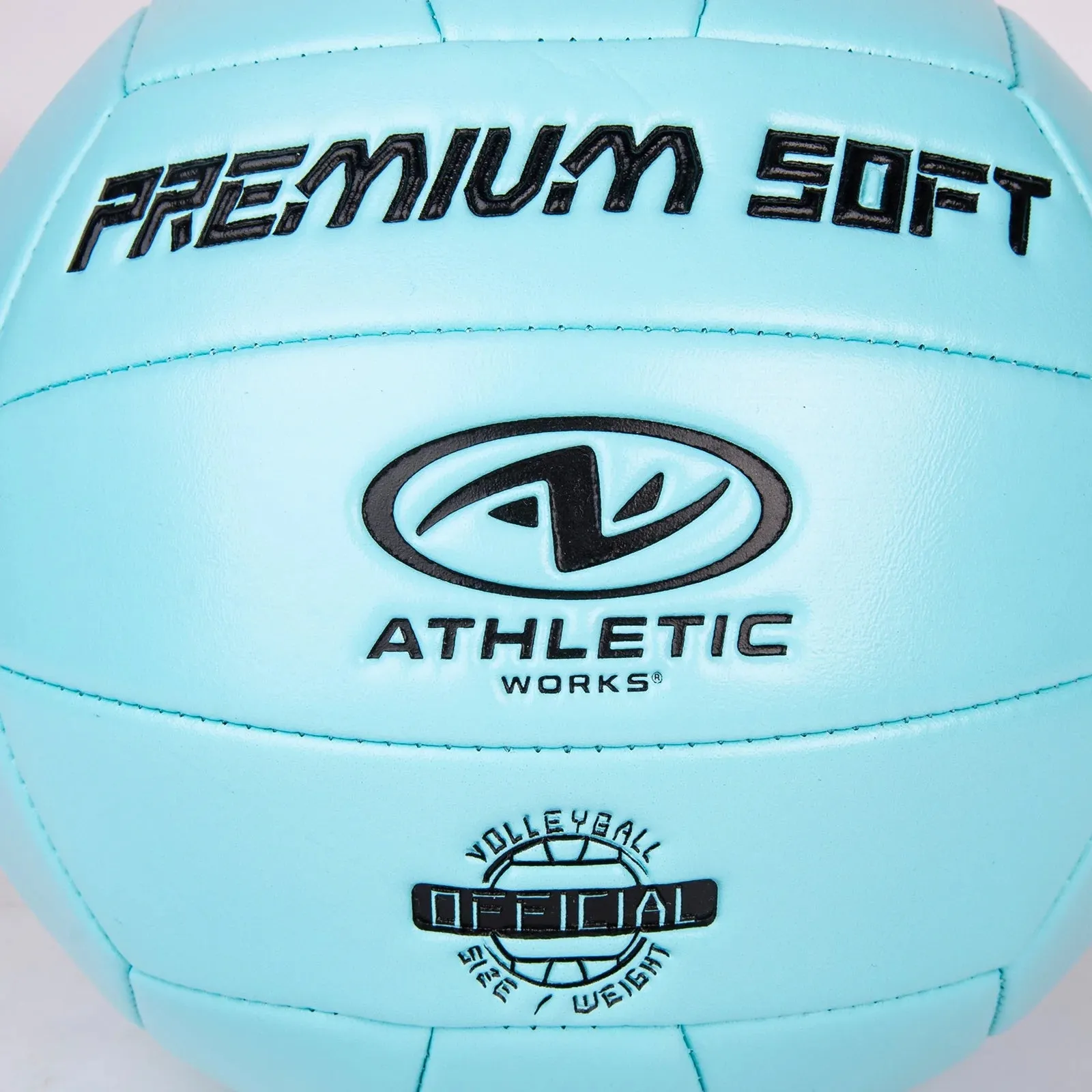 (6 Pack)  Size 5 Premium Soft Volleyball, Blue