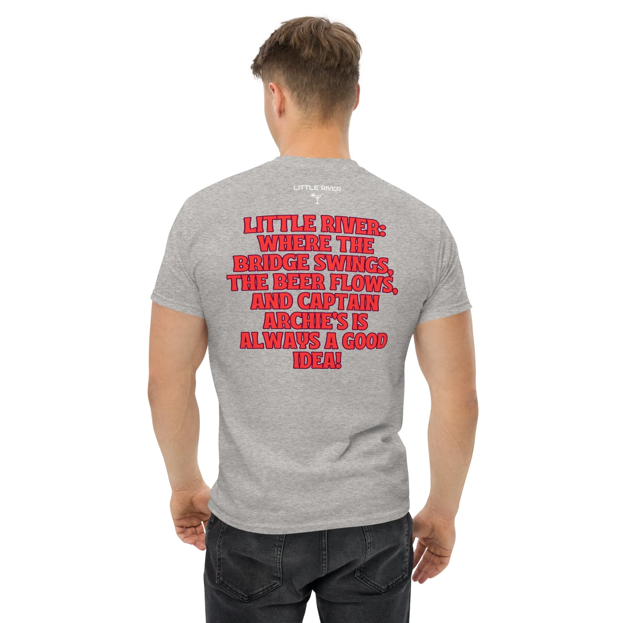 843 Little River Beer Flows Men's classic tee