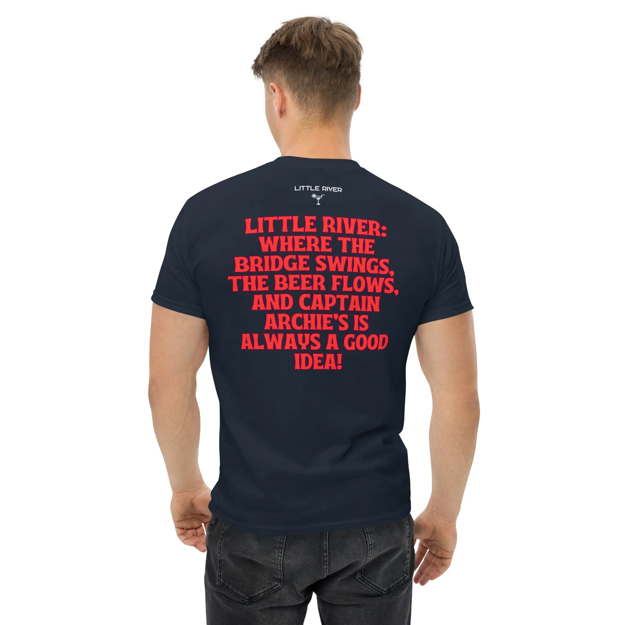 843 Little River Beer Flows Men's classic tee
