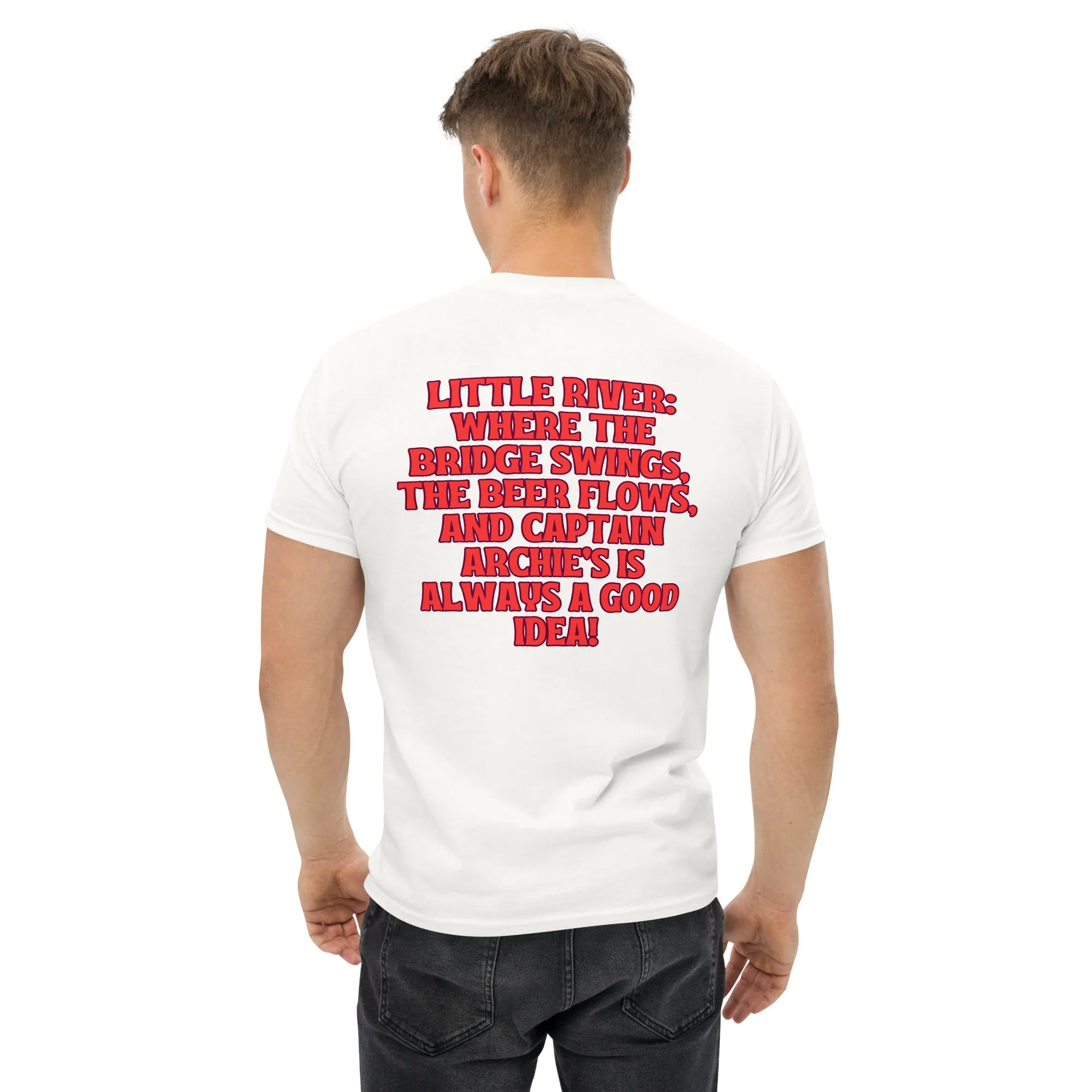 843 Little River Beer Flows Men's classic tee