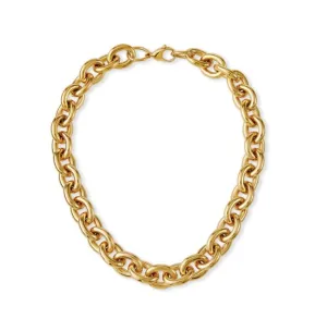 ALEXANDRIA ROLO CHAIN COLLAR NECKLACE - 16MM