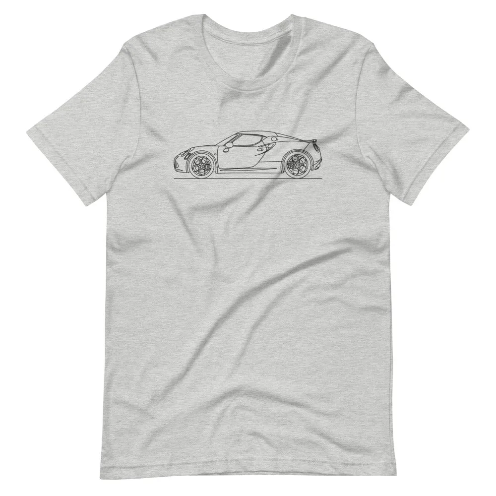 Alfa Romeo 4C silhouette T-shirt