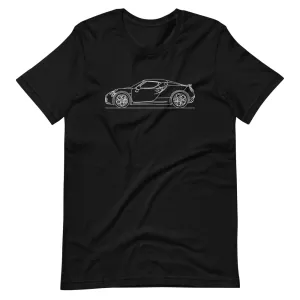 Alfa Romeo 4C silhouette T-shirt