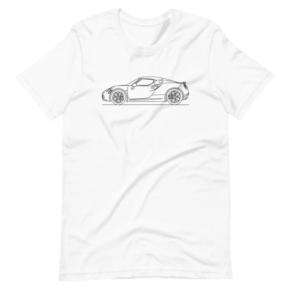 Alfa Romeo 4C silhouette T-shirt
