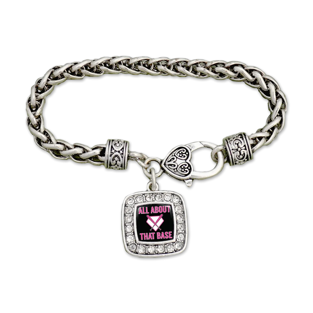 All About That Base Softball Clamp Bracelet
