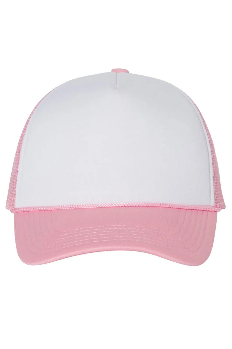 All The Hearts Mama Red Foam Mesh Back Trucker Cap