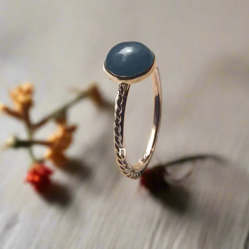 Aquamarine Gold Ring - Women of The World.