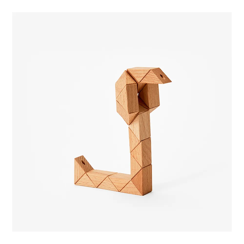 AREAWARE Snake Blocks Small - Natural