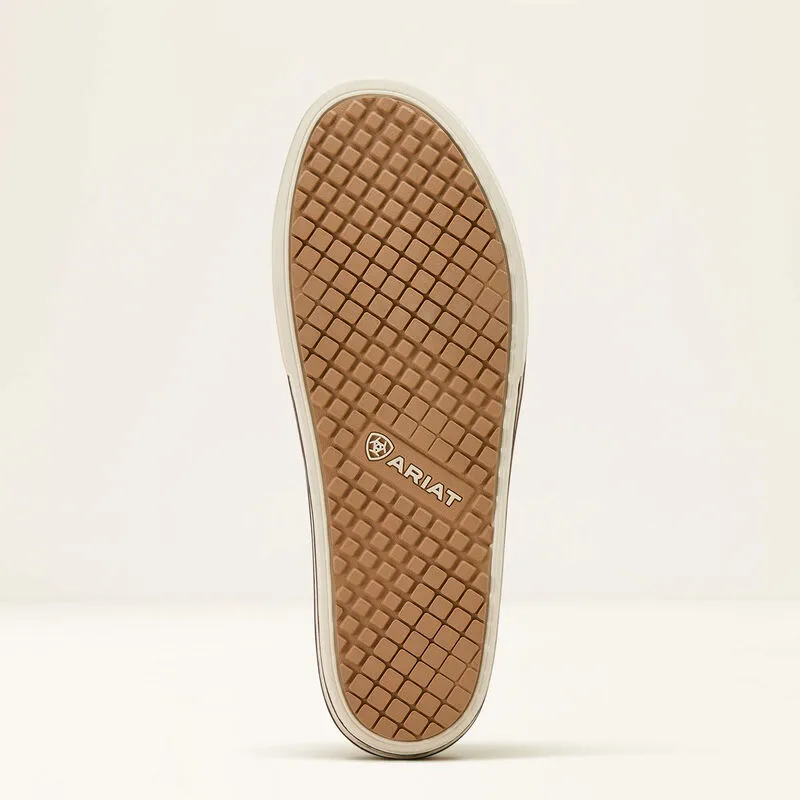 Ariat Women's Brown Floral Embossed Shoe
