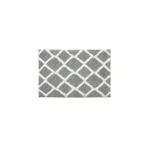 Arlo Reversible High Pile Tufted Microfiber Bath Rug
