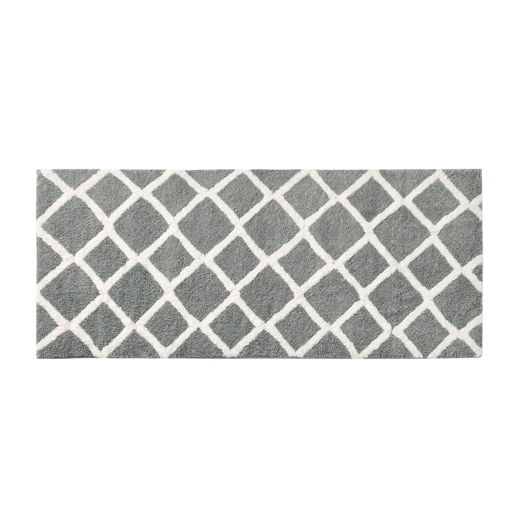 Arlo Reversible High Pile Tufted Microfiber Bath Rug
