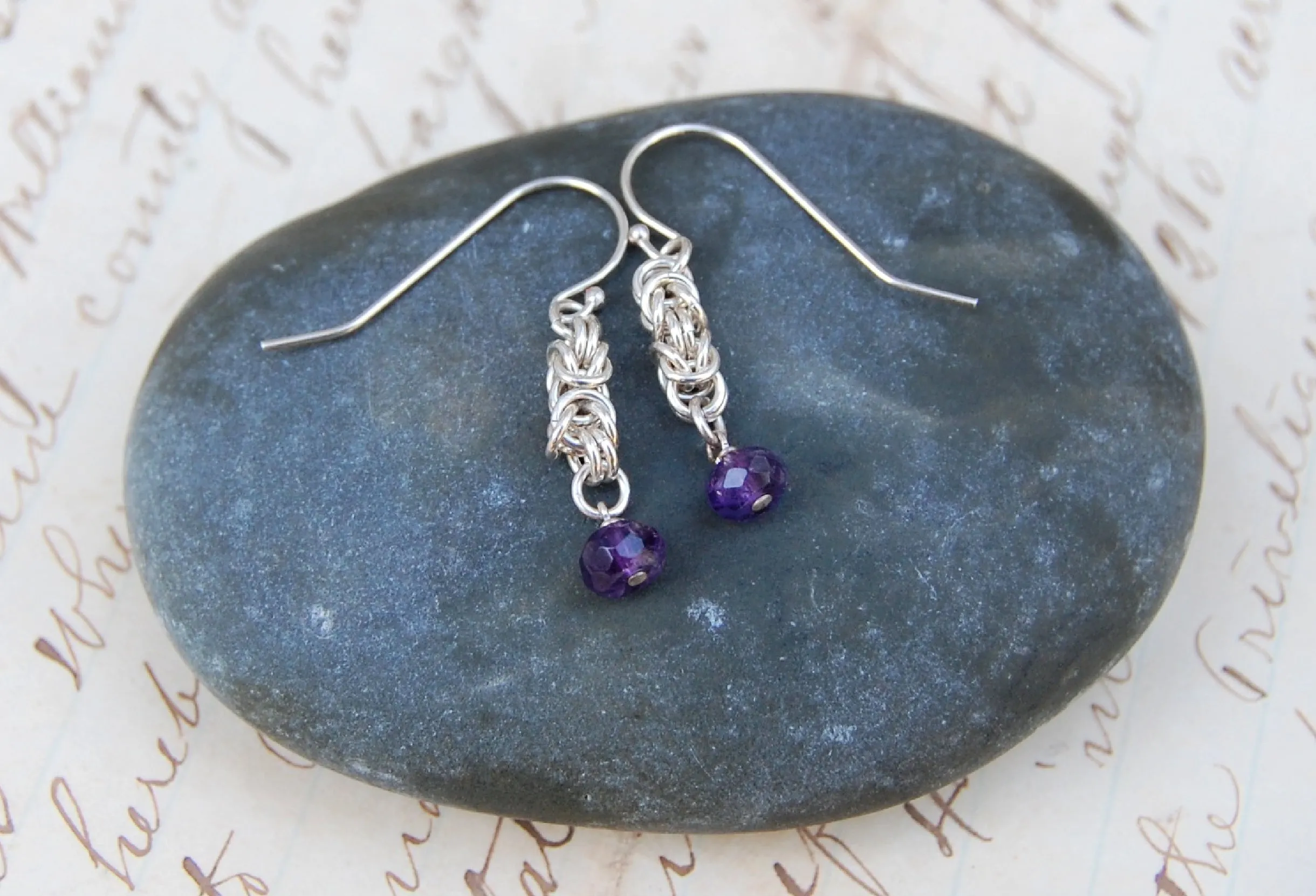 Arzu sterling silver with amethysts