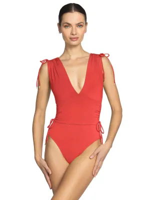 Aubrey V Plunge One Piece