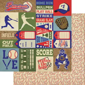 Authentique Paper - All-Star - Baseball Sentiments
