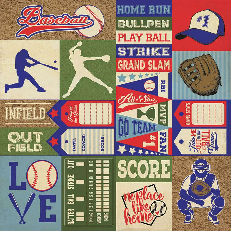 Authentique Paper - All-Star - Baseball Sentiments