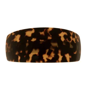 Barrel Extra Large Dark Tortoiseshell Hair Clip