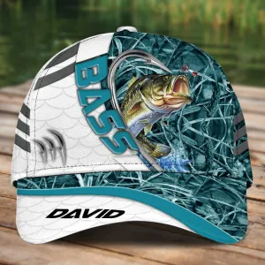 Bass Fishing Lover - Personalized Fishing Classic Cap