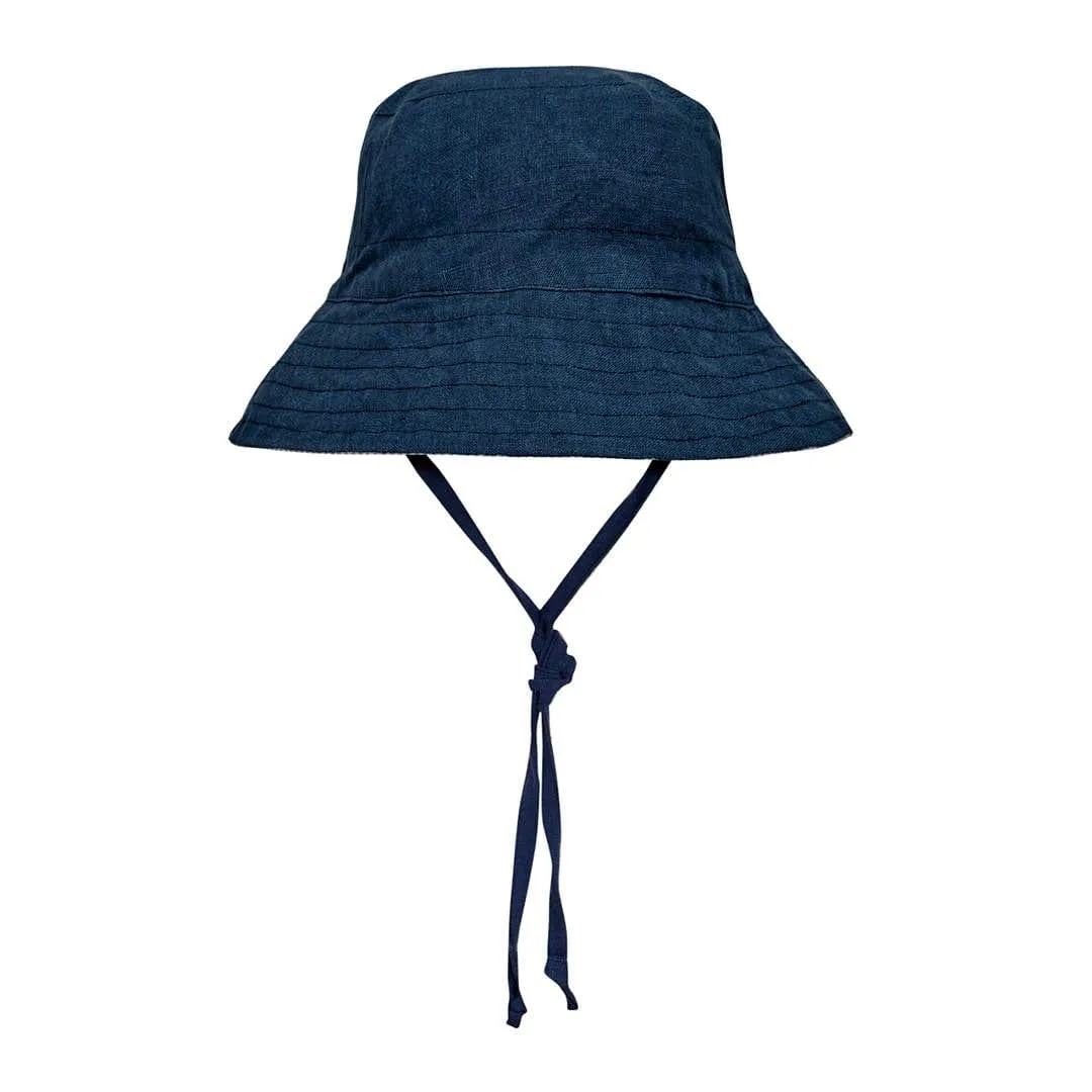Bedhead Heritage Reversible Explorer Hat- Charlie/Indigo S