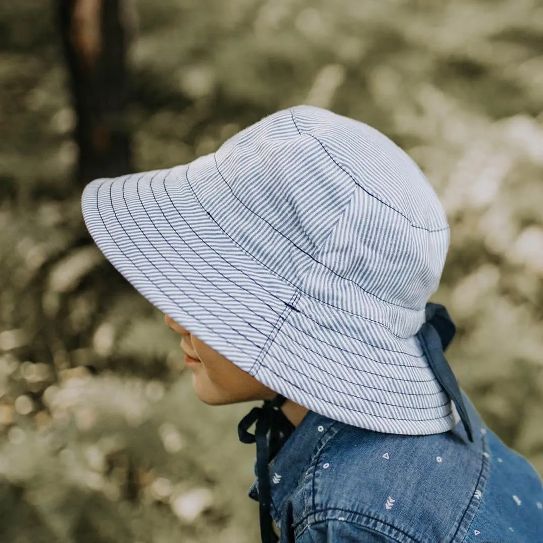 Bedhead Heritage Reversible Explorer Hat- Charlie/Indigo S