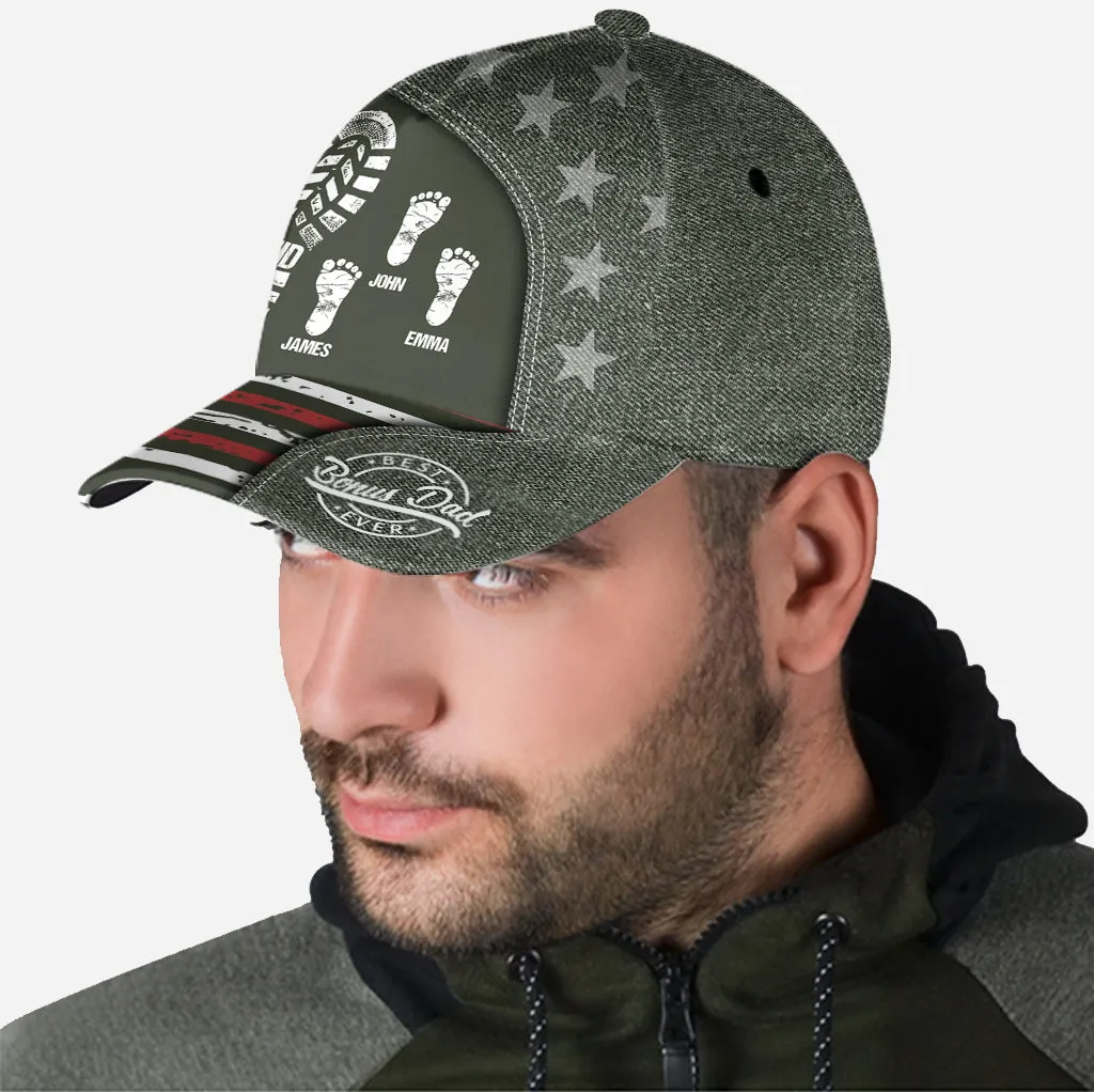 Best Bonus Dad Ever - Personalized Step Dad Classic Cap