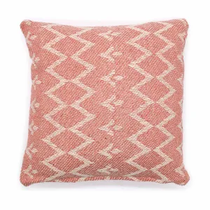 Boho Cushion Cover - Jaggered Pink - 40x40cm