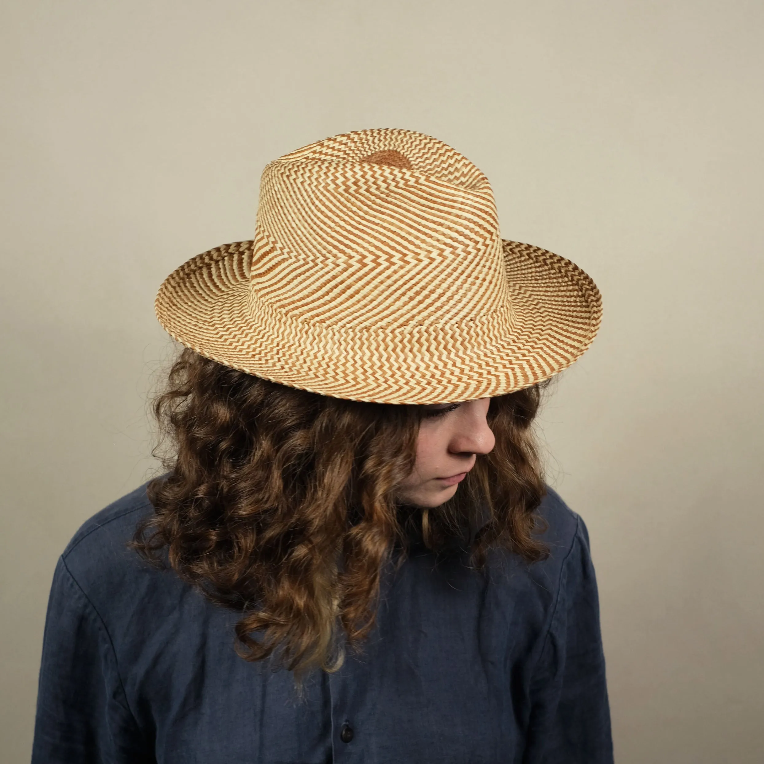 BONCIA panama straw trip