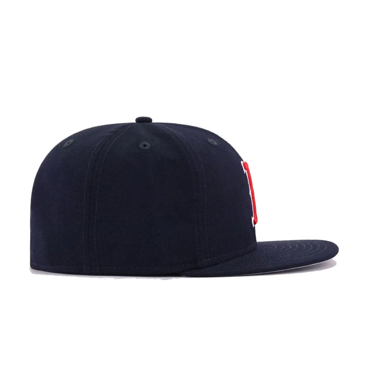 Boston Red Sox Navy Cooperstown AC New Era 59Fifty Fitted