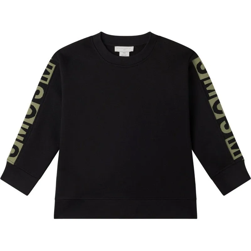 Boys Black SMC Logo Sweatshirt