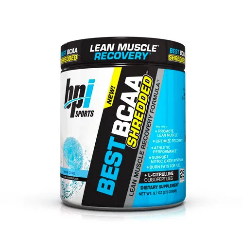 BPI Sports Best BCAA Shredded Amino Acid Muscle Builder with Carnitine, Citrulline
