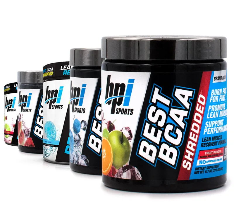 BPI Sports Best BCAA Shredded Amino Acid Muscle Builder with Carnitine, Citrulline