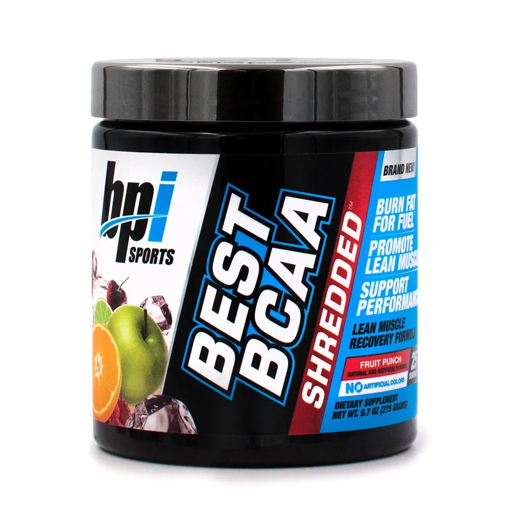 BPI Sports Best BCAA Shredded Amino Acid Muscle Builder with Carnitine, Citrulline