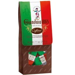 Caffarel Gianduia Italian Flag Wrapped Pralines - 200g