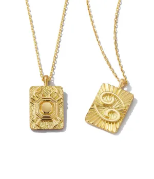 Cancer Zodiac Pendant Necklace