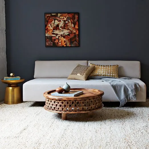 Carved Wood Coffee Table