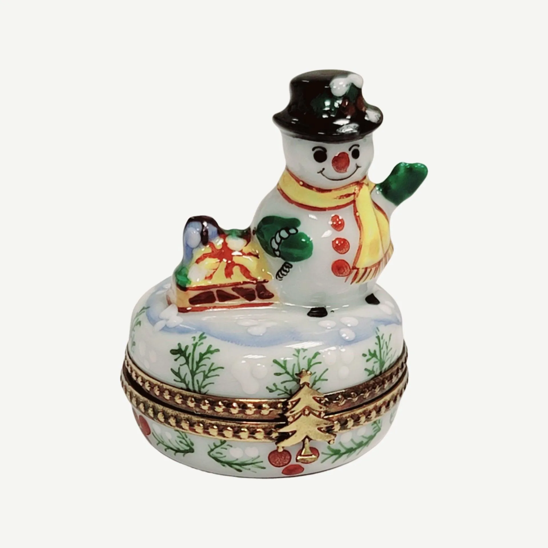 Christmas Snowman Waving Best Detail