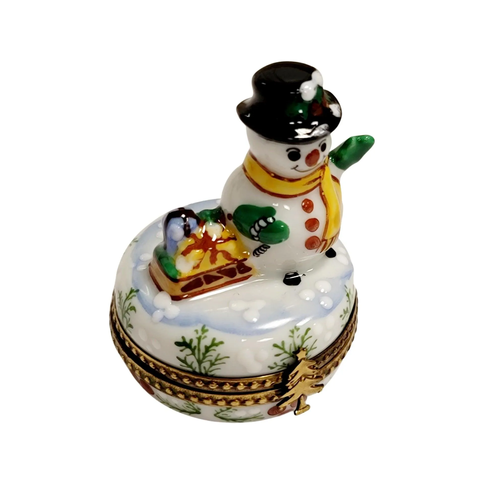 Christmas Snowman Waving Best Detail