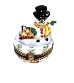 Christmas Snowman Waving Best Detail