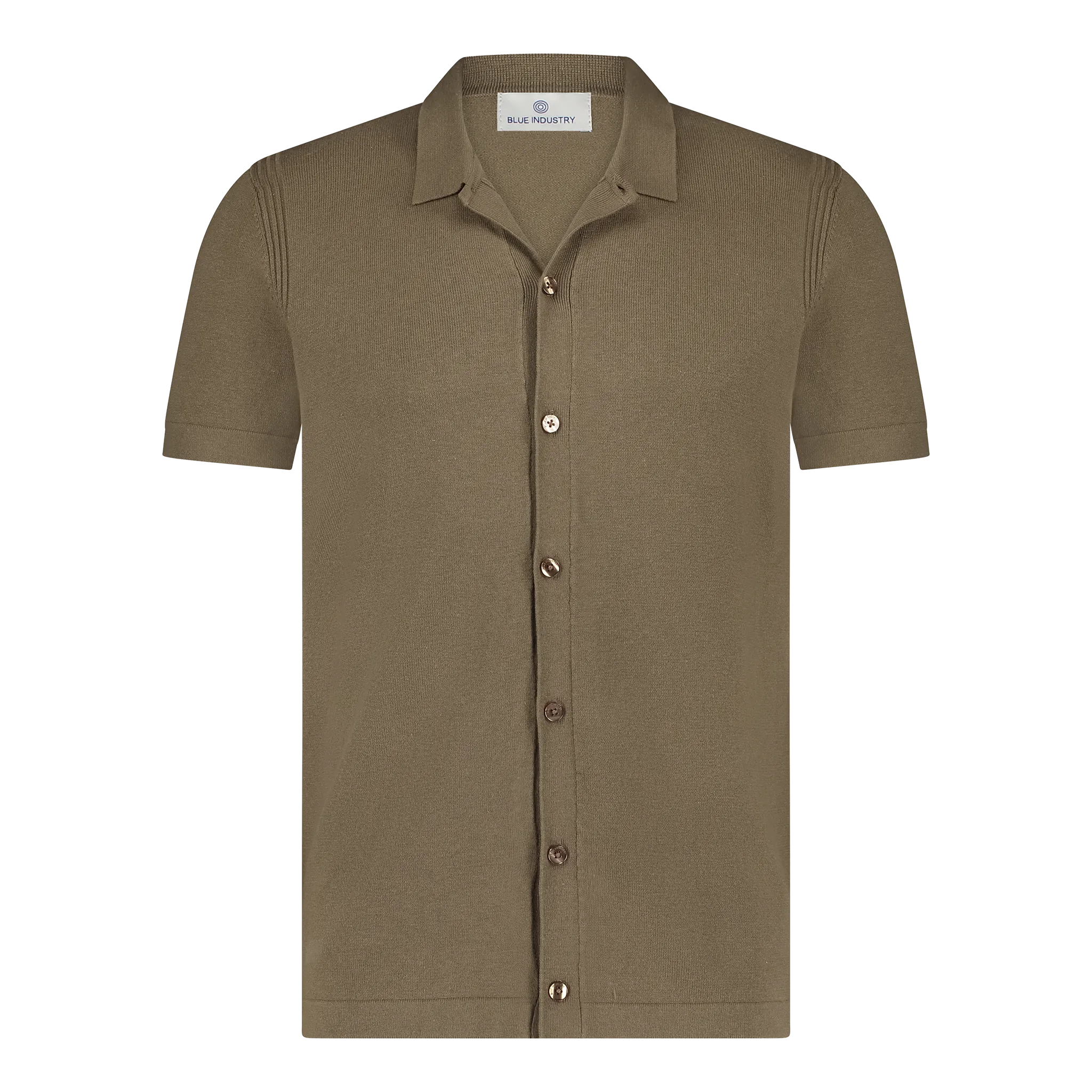 Costal Knit Button-Up
